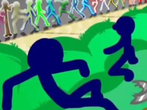 火柴人入侵者怎么切换敌人视角